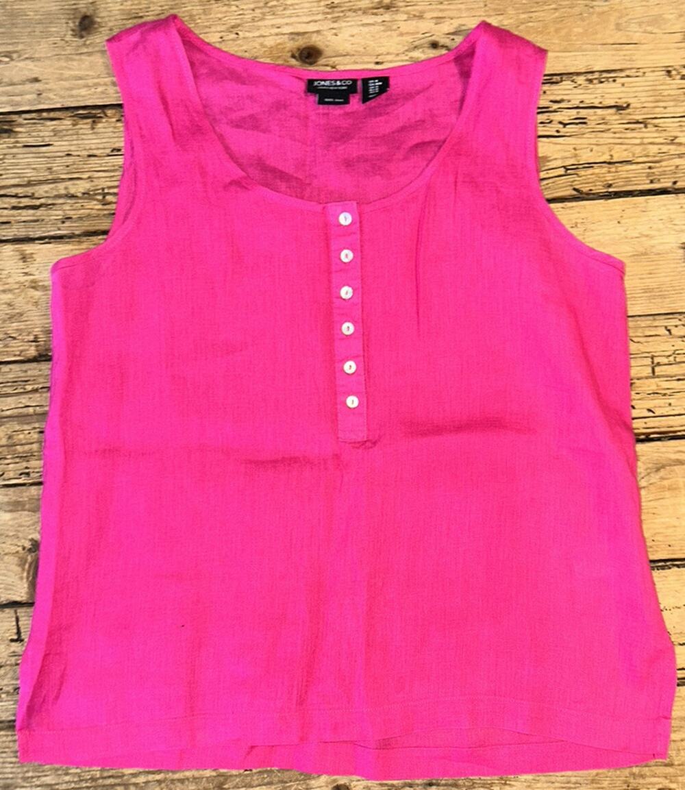 Jones & Co women’s size M pink tank